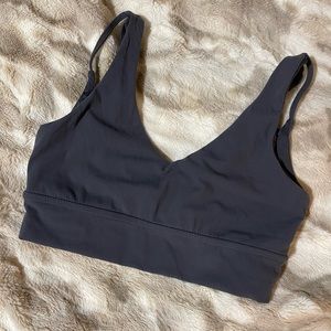 Buffbunny charcoal gray sports bra